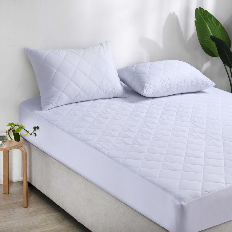 Wayfair Basics™ Hypoallergenic Quilted Mattress Protector Soft Feel & Reviews Wayfair.co.uk